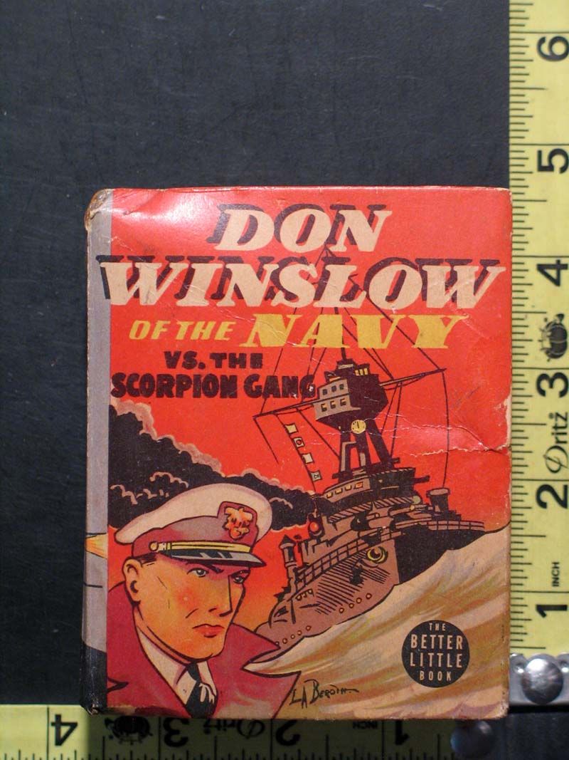  Winslow of the Navy Whitman Big Little Book 1419 by Lt. Comdr. Frank