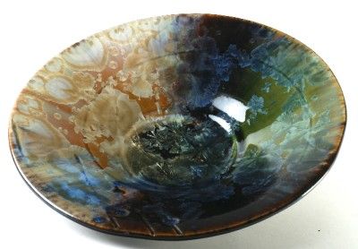  Follette Flambeaux Art Pottery Bowl 7 1 4 by Kent Follette