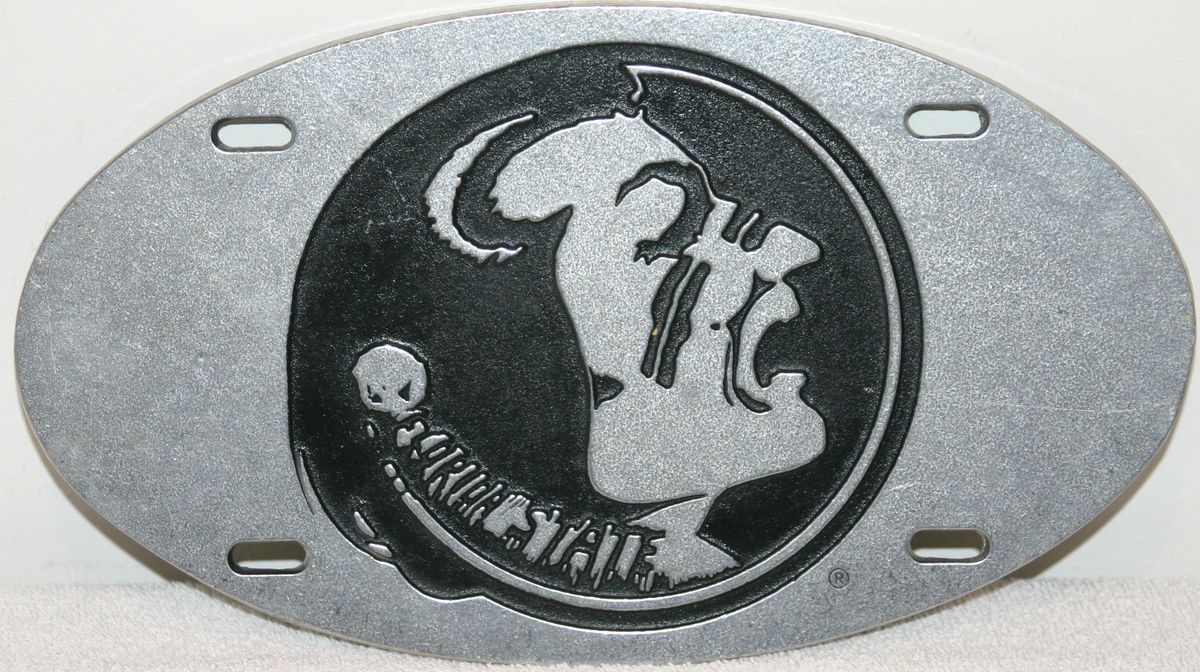  Aluminum Florida State Seminoles Oval Indian License Plate