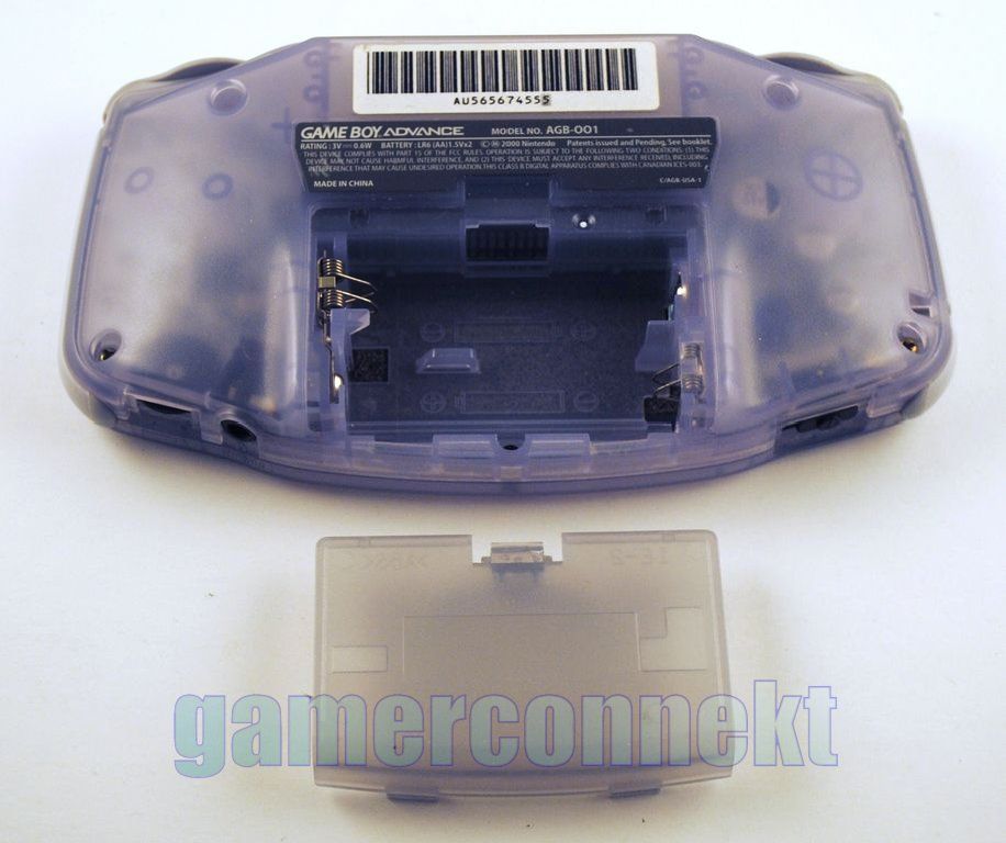 game boy advance clear console system new screen