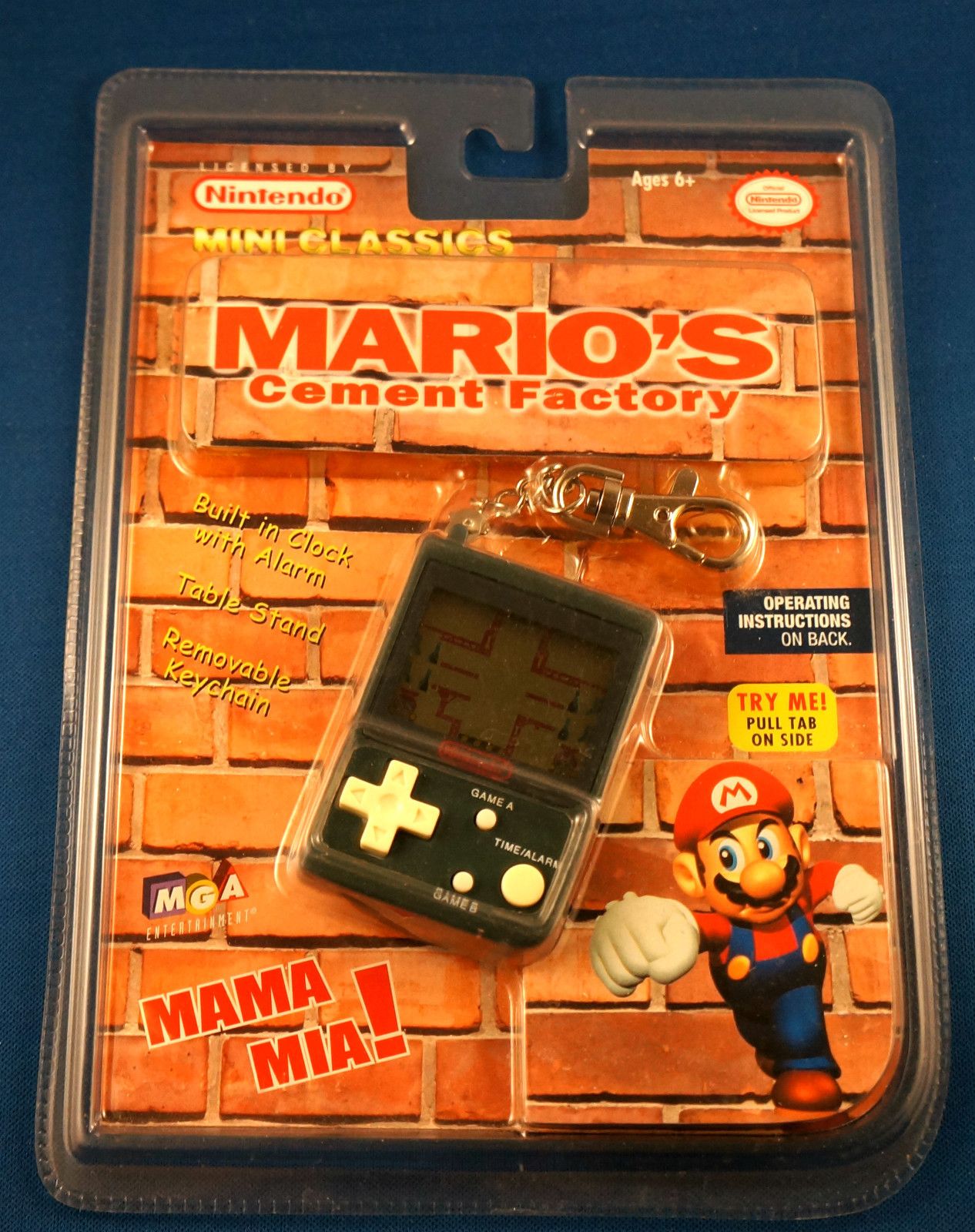  mini classic keychain game by Nintendo. Mint in package, never opened