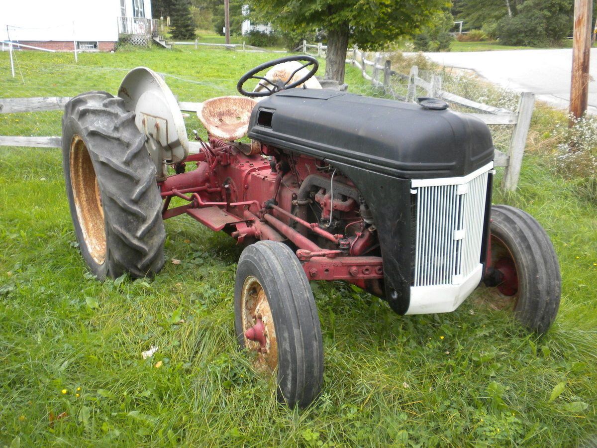 Ford Tractor 8 N Antique 1950s Mostly Restored Rebuilt Engine 12V New