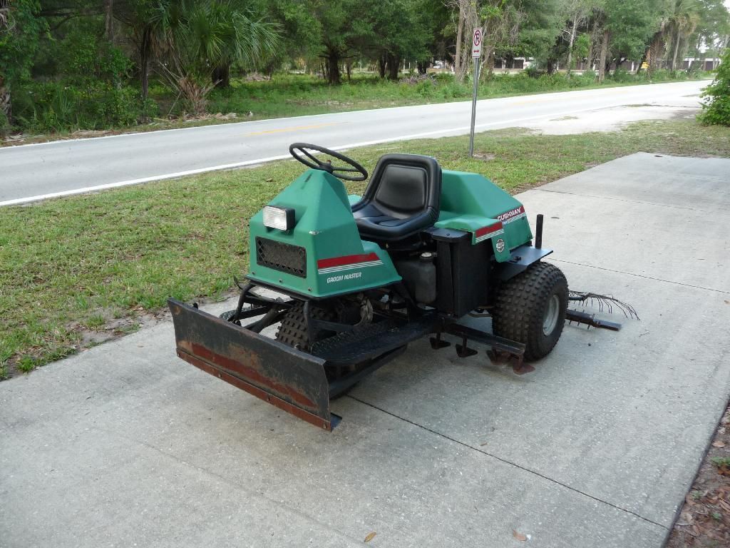 Cushman Groom Master Sand Trap Infield Rake Nice