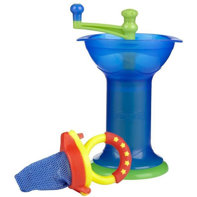 New Munchkin Baby Food Grinder Fresh Fruit Feeder Set