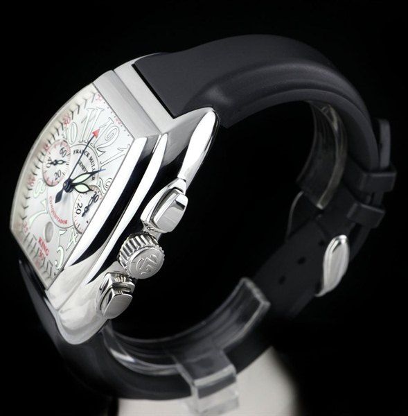 Franck Muller King Conquistador Chronograph 8005 K CC XL SS Mens RRP