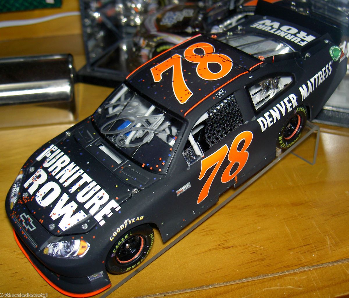 78 Regan Smith1 24 Furniture Row Autographed Darlington Win 2011