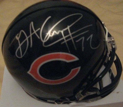 Gabe Carimi Signed Chicago Bears Mini Helmet w COA 1A