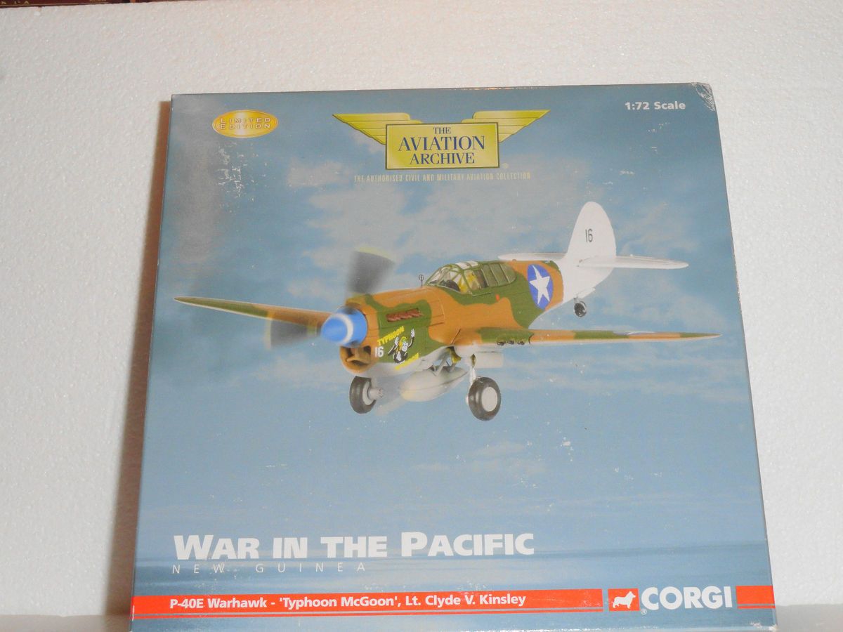 CorgiP 40E Warhawk, Typhoon McGoon  pilot Lt. Clyde V. Kinsley