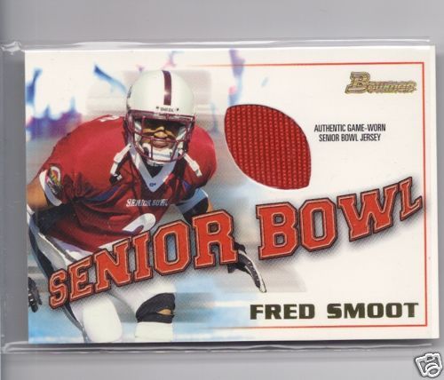 Redskins Senior Bowl Fred Smoot G U Jersey RC Card