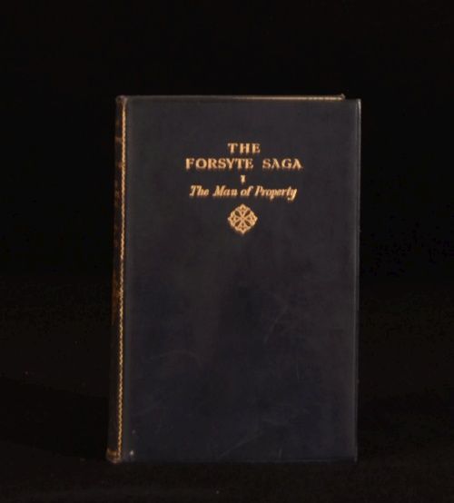 1929 5VOL Works of John Galsworthy The Forsyte Saga and A Modern