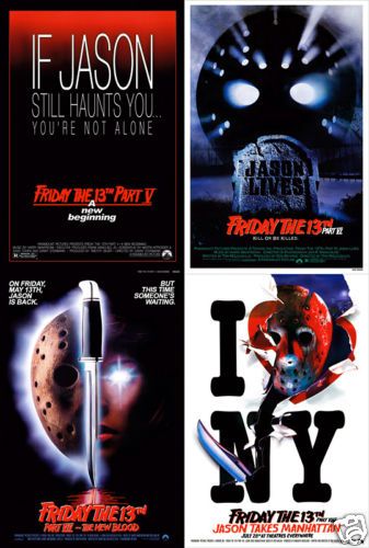 Friday The 13th Part 5 8 27x40 Quad Movie Poster