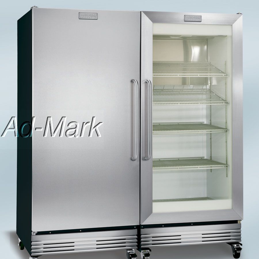 FRIGIDAIRE COMMERCIAL 39 CUFT REFRIGERATOR FREEZER COMBO FCRS201RFB