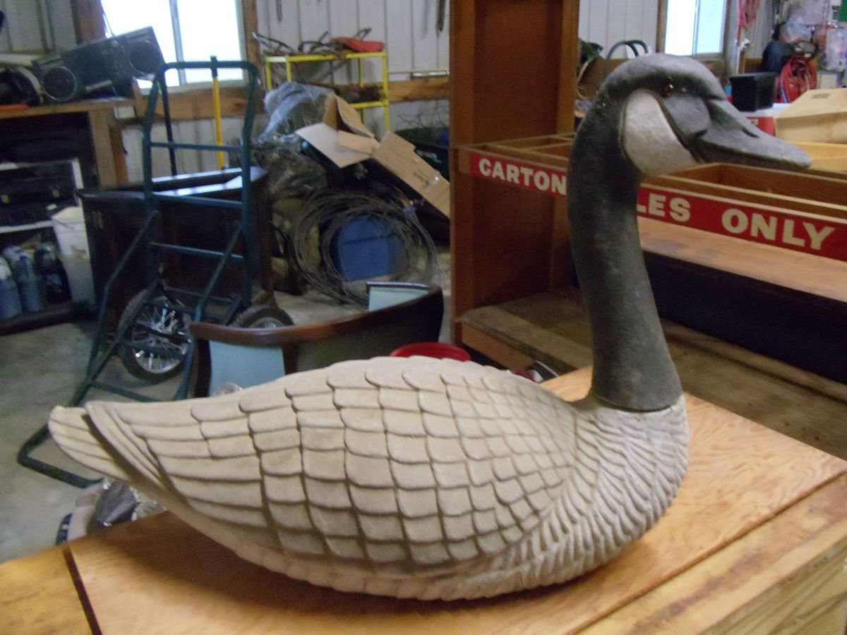 Vintage Aridux General Fibre Company GOOSE Decoy Hunting