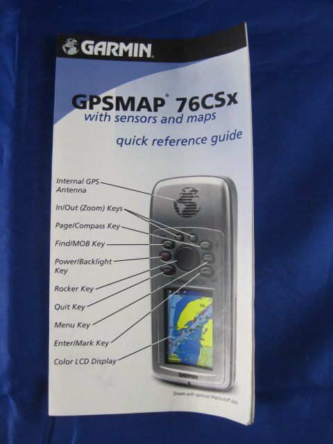 Garmin GPSMAP 76CSx Handheld Marine GPS Navigator