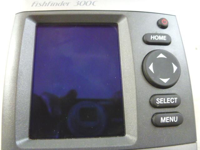 bidding on garmin fishfinder 300c color screen w transducer fishfinder