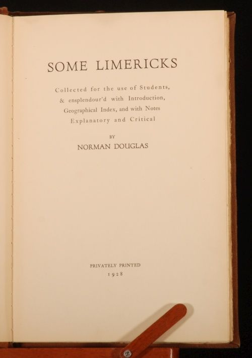 norman douglas 1828 privately printed 10 by 6 75 97pp