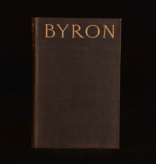 1924 Byron The Last Journey By Harold Nicolson First edition