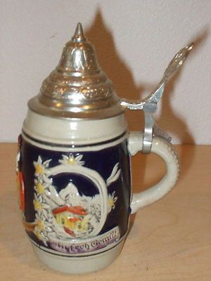 Gerz Gertz Small Lidded Beer Stein Germany