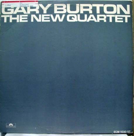 Gary Burton The New Quartet LP VG ECM 1030 Vinyl 1973 Record