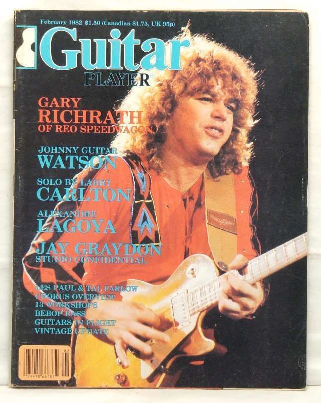 Guitar Player Magazine Gary Richrath REO Speedwagon 82