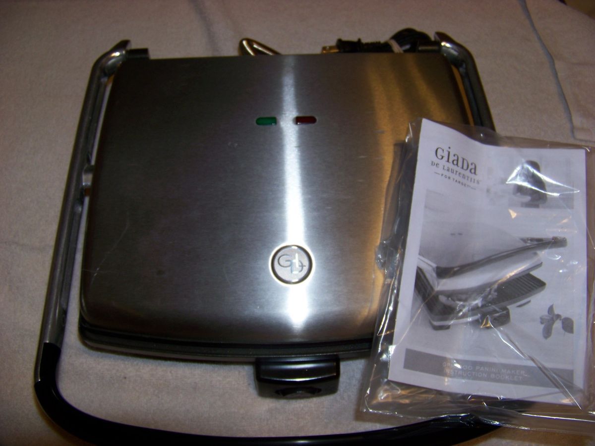 Giada de Laurentiis Panini Grill Maker GPM 300 EUC L K