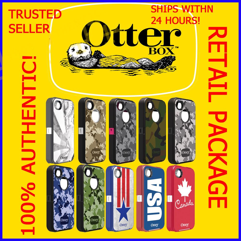 100 Authentic Otterbox Apple iPhone 4 4S Defender Case Holster Belt