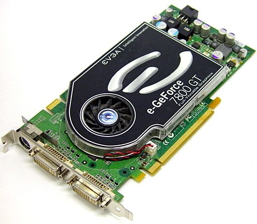 EVGA E GeForce 7800 GT Full Throttle 256 P2 N518 AX 256 Bit Graphics