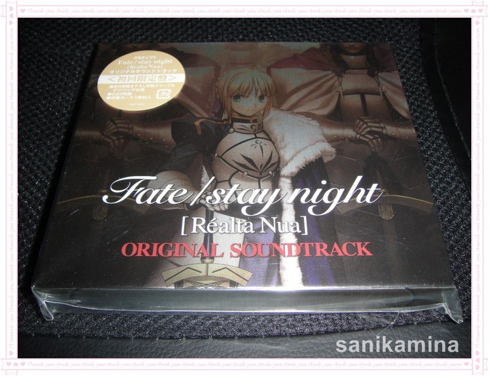 Fate Stay Night Realta Nua OST 3CD Japan Limited Ver