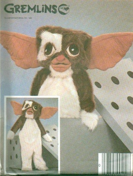 McCalls 9255 Gremlins Gizmo Halloween Costume Sewing Pattern Boy Girl