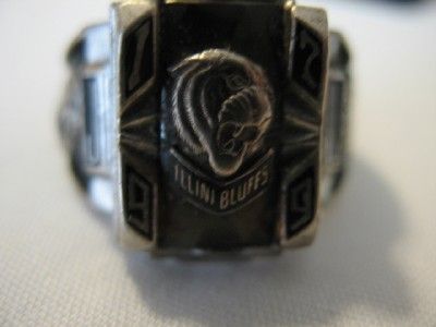 Vintage 1979 Illini Bluffs High School Class Ring