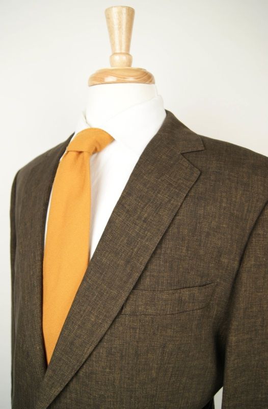 Amazing Gant Brown Lightweight Pure Linen Dual Vent Trad Ivy Blazer