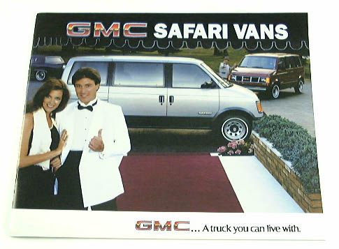 Original 1985 GMC Safari Van Brochure. Covers the People Mover, Cargo