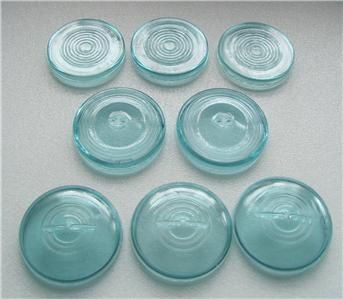 Vintage Blue Ball Glass Jar Canning Lids 3 Different Types