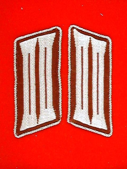 Original Pair WW2 German Gemeinden Police Collar Tabs