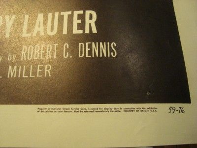 vintage 1959 a date with death movie poster