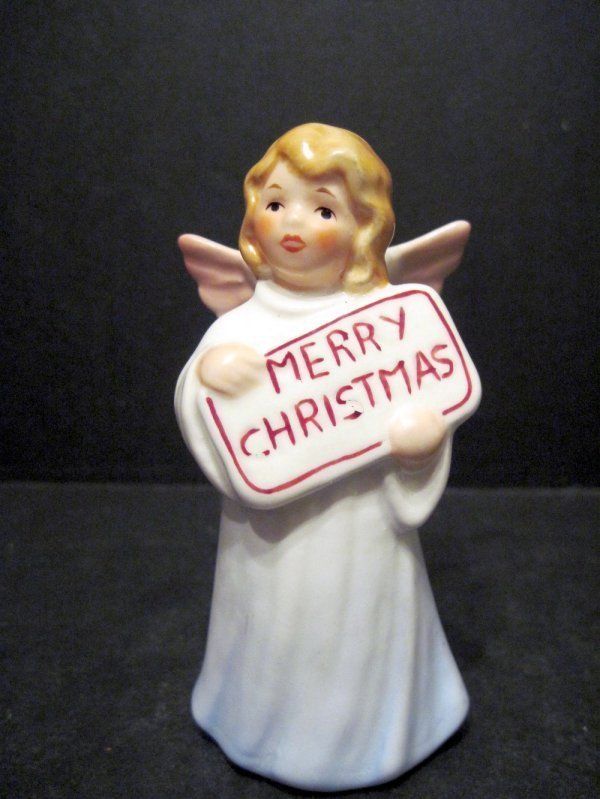 Goebel w Germany Merry Christmas Angel Sculpture