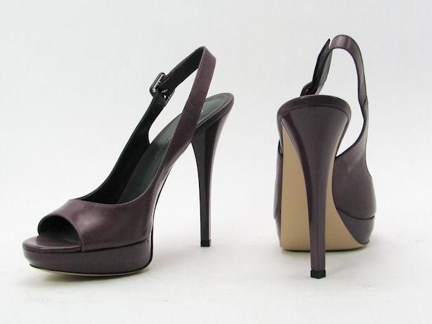 895 Gianvito Rossi Purple Slingback Pump