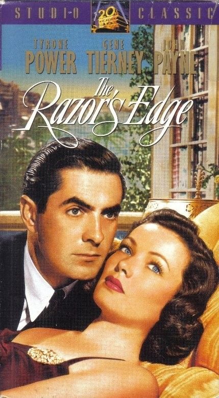 VHS Razors Edge Tyrone Power Gene Tierney RARE