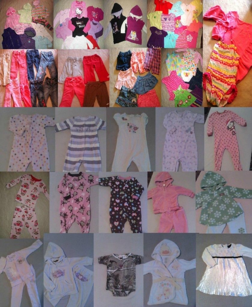 Toddler Girl Clothes Huge Lot 80 Pieces Sizes 12 24 Months