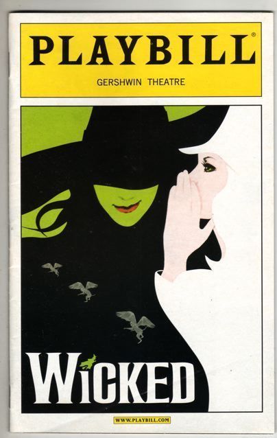  Wicked Playbill Jennifer Laura Thompson 2005 George Hearn