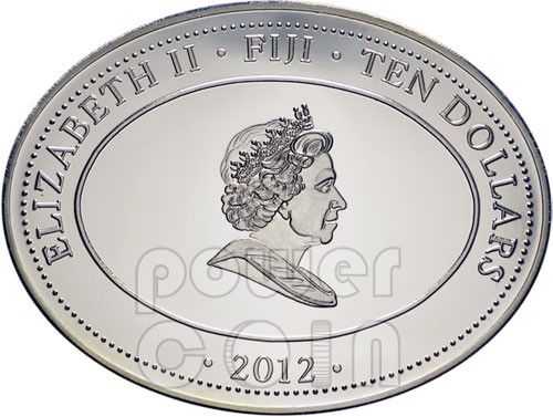 Grace Kelly 30th Anniversary of Death Silver Coin 10$ Fiji 2012