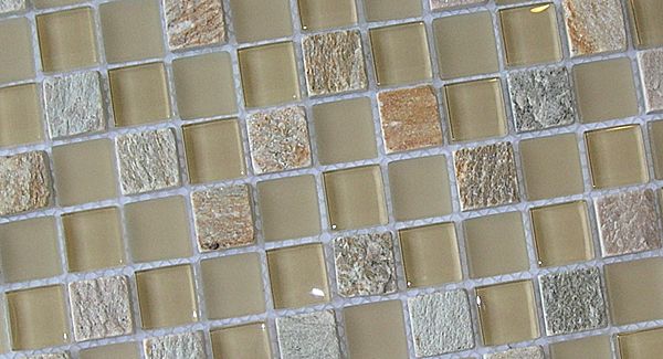  sqft Slate Glass Tile Backsplash Kitchen Bathroom Mosaic Stone