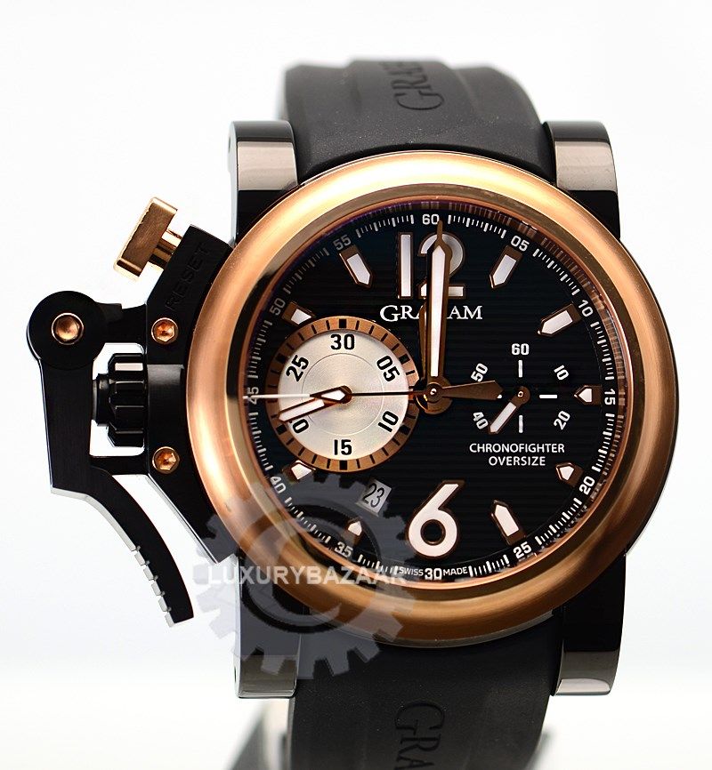 Graham Chronofighter Oversize Black Label 2OVBZ B1A K10B