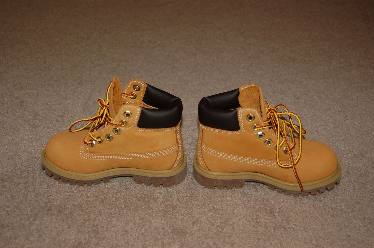 Timberland Toddler 6 Inch Waterproof Premium Boot Wheat Size 9 Brand