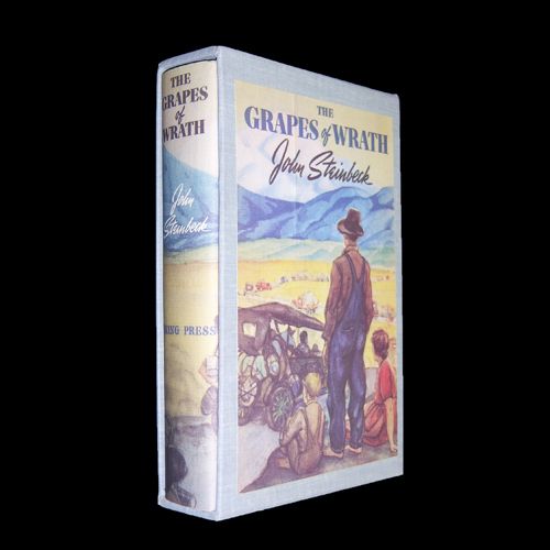  Edition Library FEL The Grapes of Wrath Steinbeck Near Fine