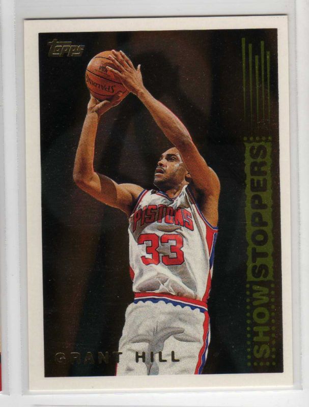 Grant Hill 1995 96 Topps Show Stoppers 2