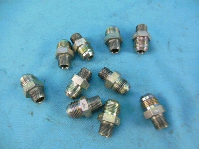 GOODRIDGE AN 10 X 5 8 THREADED COUPLER 10 IN ALL NASCAR ARCA IMCA SCCA