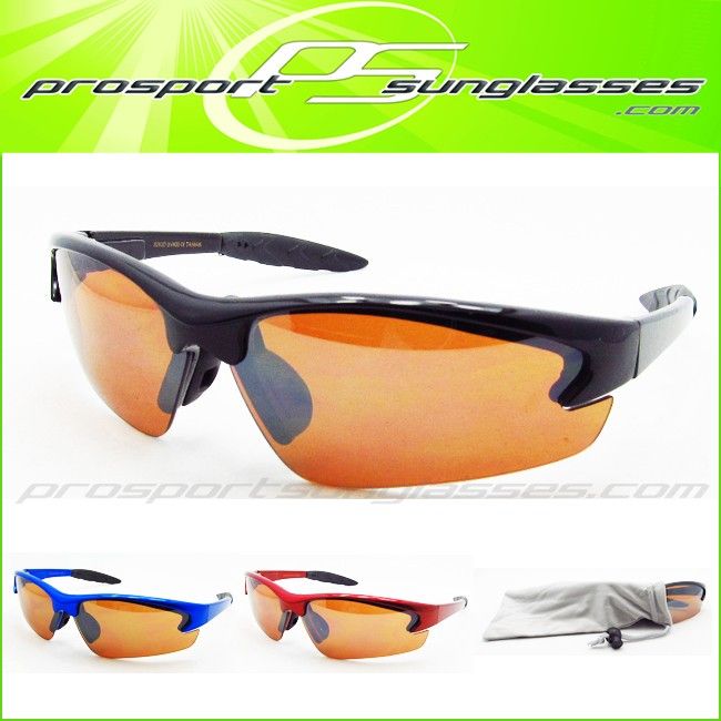 Blue Blocker Sunglasses HD High Definition Sport Golf Driving Running