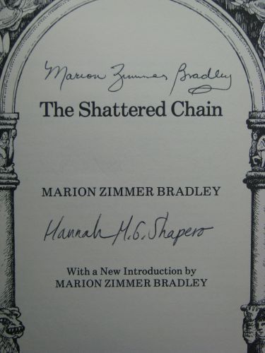  Chain by Marion Zimmer Bradley Gregg Press 1979 0839825021