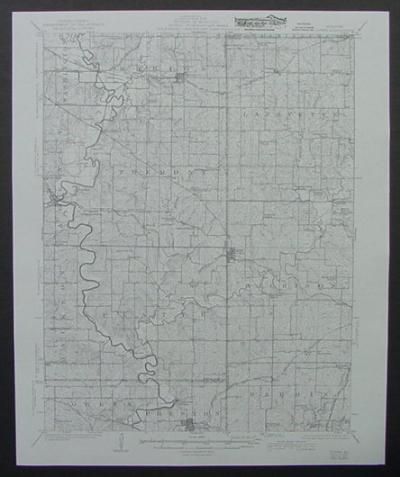Gower Missouri 1923 Topo Map